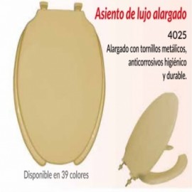 ASIENTO WC LUJO EL EDO-MEX M.4025-01 BCO