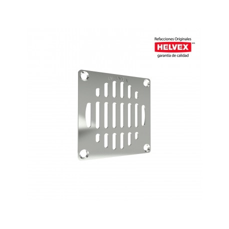 REJILLA CUAD 24-25-CH AC INOX RC-100 HELVEX