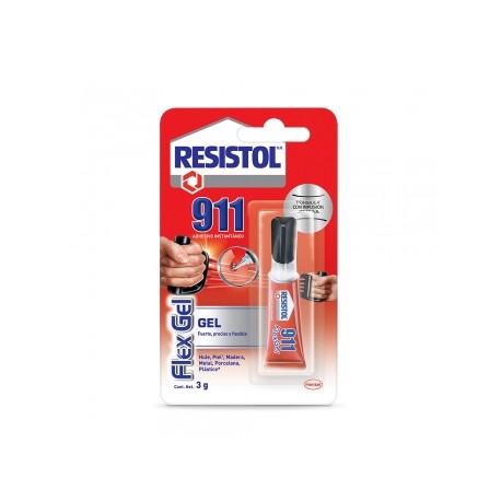 RESISTOL&INST 911 FLEX GEL 3GR TRAN 2445404 HENKEL