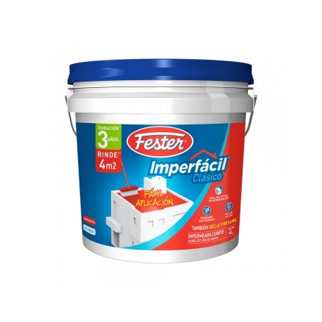 BOTE&IMPERFACIL 3A 4LT ROJO 1627932 FESTER