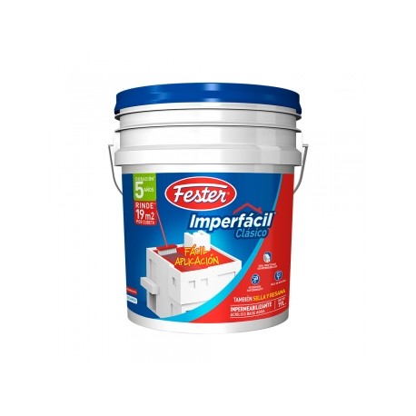 CUBETA&IMPERFACIL 5A 19LT ROJO 1628466 FESTER