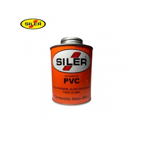 BOTE PEG PESADO PVC SILER NARANJA 480G