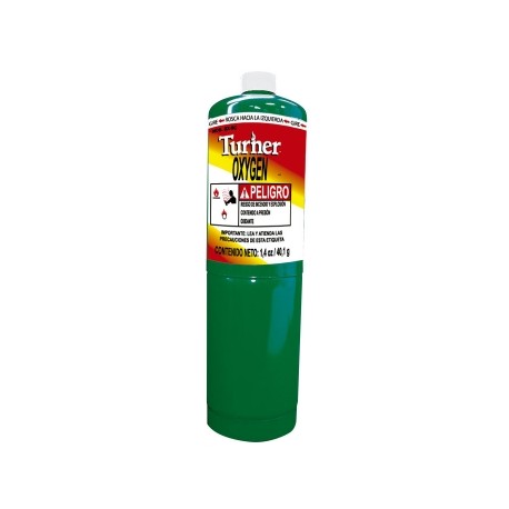CARTUCHO GAS TURNER ROJO 40GR OXIGENO