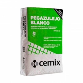 PEGAZULEJO BCO 20KG 30164 CEMIX