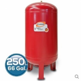 TANQ HIDRONEUMATICO 250L VERTICAL EQTH-250VE EVANS