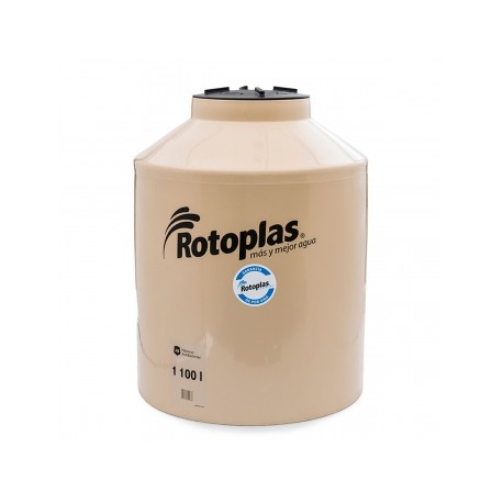 TINACO BEIGE 1100L 500019 ROTOPLAS